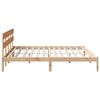 vidaXL Estructura de cama Marr&oacute;n 180 x 200 cm Madera maciza de Pino