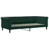 vidaXL Sof&aacute; cama nido con cajones terciopelo verde oscuro 90x200 cm