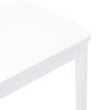 vidaXL Sillas de comedor 2 unidades madera maciza de caucho blanco