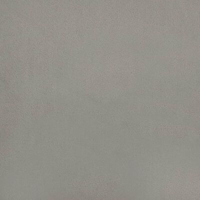 vidaXL Cabecero de terciopelo gris claro 83x16x78/88 cm