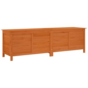 vidaXL Arc&oacute;n de jard&iacute;n madera maciza abeto marr&oacute;n 198,5x50x56,5 cm