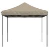 vidaXL Tienda de fiesta plegable Pop-Up taupe 292x292x315 cm