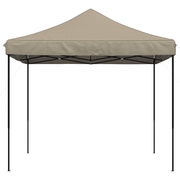 vidaXL Tienda de fiesta plegable Pop-Up taupe 292x292x315 cm
