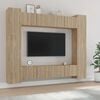 vidaXL Set de muebles para TV 8 pzas madera contrachapada roble Sonoma