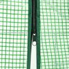 vidaXL Invernadero accesible con 12 estantes acero 143x214x196 cm