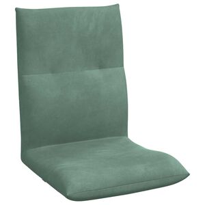vidaXL Sill&oacute;n ajustable Verde Mar Terciopelo