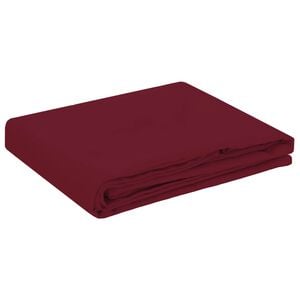 vidaXL Tela para Mesa Cuadrado Rojo vino 90 x 90 cm Poli&eacute;ster