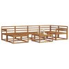 vidaXL Conjunto de sof&aacute;s de exterior 7 pcs Natural