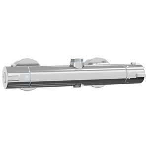 vidaXL Mezclador de ducha termost&aacute;tico Acero Inoxidable 201