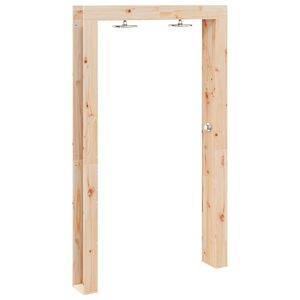 vidaXL Ducha exterior 226 cm Madera maciza de pino y acero inoxidable