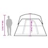 vidaXL Tienda de campaña para 4 personas impermeable azul