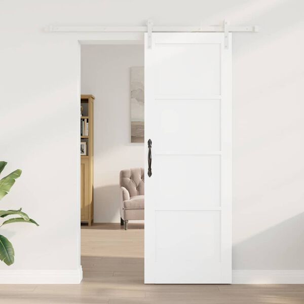 vidaXL Puerta Corredera 73,5 x 211 cm Madera de pino macizo