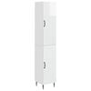 vidaXL Juego de armarios 2 pcs Blanco Brillante 33 x 34,5 x 89,5 cm