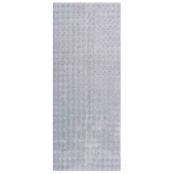 vidaXL Alfombras de &aacute;rea Rectangular HUARTE Gris 200 x 80 cm Poli&eacute;ster