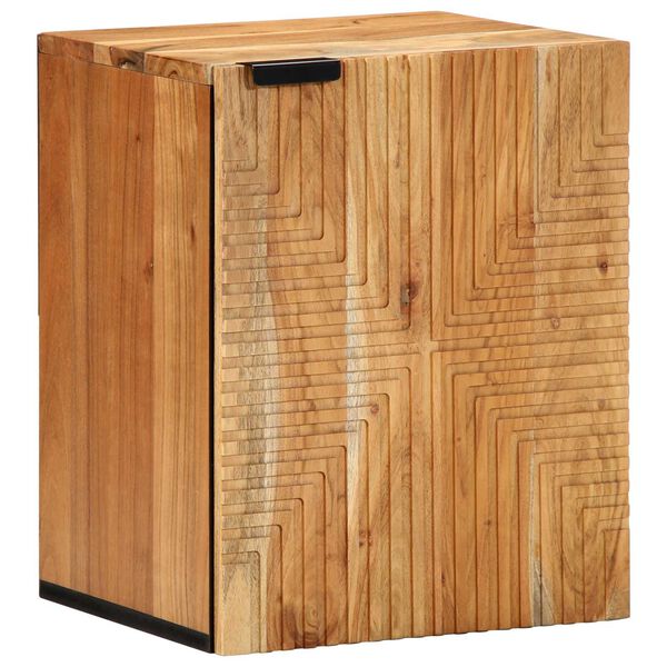vidaXL Gabinete de Lavabo para Ba&ntilde;o con puerta Madera de Acacia S&oacute;lida