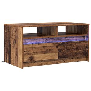 vidaXL Mesa de Caf&eacute; Madera vieja 90 x 50 x 45 cm Madera de ingenier&iacute;a
