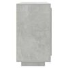 vidaXL Aparador de madera contrachapada gris hormigón 80x40x75 cm