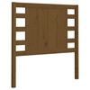vidaXL Cabecero madera maciza de pino marr&oacute;n miel 96x4x100 cm