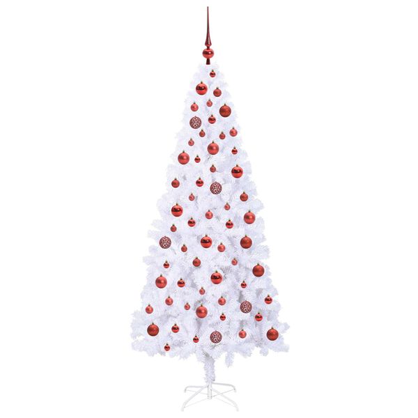 vidaXL &Aacute;rbol de Navidad artificial con 300 LED 180 cm PVC y Acero