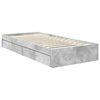 vidaXL Cama con almacenamiento con cabecera Roble Sonoma 75 x 190 cm