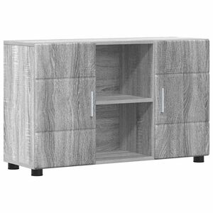 vidaXL Aparador FLORIN 88,5 x 30,5 x 55,5 cm Gris Sonoma