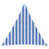 vidaXL Toldo Vela Azul y Blanco 2 x 2 x 2 m HDPE