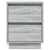 vidaXL Armario de Noche Gris 39 x 34,5 x 50 cm Madera de ingenier&iacute;a