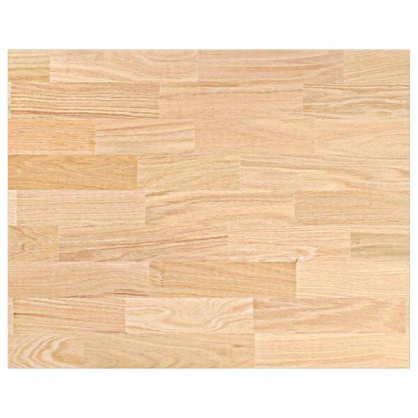 vidaXL Encimera de cocina rectangular madera maciza roble