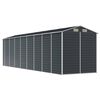 vidaXL Cobertizo de jardín acero galvanizado antracita 191x725x198 cm