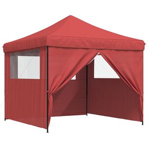 vidaXL Carpa de Fiesta 292 x 292 x 315 cm Burdeos Tela Oxford