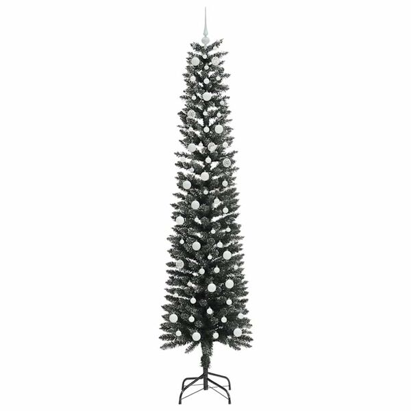 vidaXL &Aacute;rbol de Navidad artificial Verde 240 cm PVC, Pl&aacute;stico y Acero