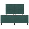 vidaXL Cama tipo Box Spring Verde oscuro 160 x 200 cm Terciopelo