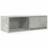 vidaXL Mueble de TV de madera de ingenier&iacute;a gris hormig&oacute;n 80x31x25,5cm
