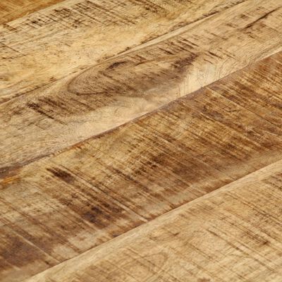 vidaXL Mesa de centro de madera maciza de mango 70x70x30cm