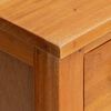 vidaXL Cajonera Natural 45 x 35 x 100,5 cm Madera de Caoba S&oacute;lida
