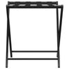 vidaXL Soporte para maletas bambú negro 68,5x38x58 cm