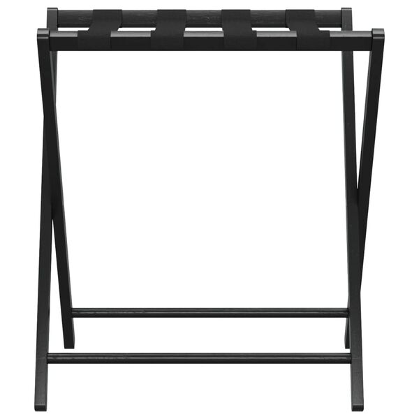 vidaXL Soporte para maletas bambú negro 68,5x38x58 cm