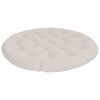 vidaXL Coj&iacute;n para Silla Papasan VIANEN 100% Poli&eacute;ster Blanco