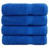 vidaXL Toallas de mano SOLUND 4 uds azul 50x100 cm 600 gsm