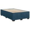 vidaXL Cama box spring con colch&oacute;n terciopelo azul 120x200 cm