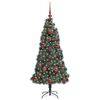 vidaXL &Aacute;rbol de Navidad Artificial Pre-iluminado con Juego de Bolas