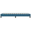 vidaXL Cama box spring sin colch&oacute;n terciopelo azul oscuro 80x210 cm