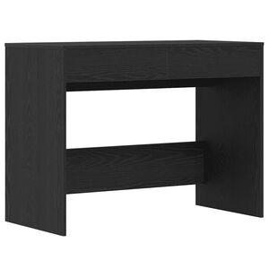 vidaXL Escritorio roble negro 101x50x76,5 cm madera de ingenier&iacute;a
