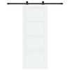 vidaXL Puerta Corredera 83 x 211 cm Madera de ingenier&iacute;a