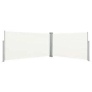 vidaXL Toldo lateral retr&aacute;ctil color crema 160x600 cm
