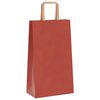 vidaXL Bolsas de papel con asas 250 uds rojo 21x11x36 cm