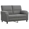 vidaXL Sof&aacute; Gris oscuro 154 x 85 x 93 cm Terciopelo