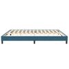 vidaXL Estructura de cama sin colch&oacute;n terciopelo azul oscuro 200x210cm