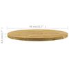 vidaXL Superficie de mesa redonda madera maciza de roble 44 mm 400 mm
