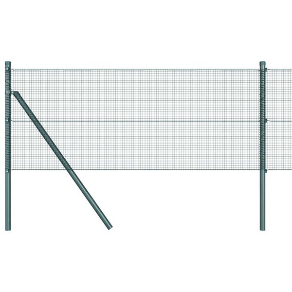 vidaXL Poste de Valla Verde 100 x 0,4 m (malla de 12 x 12 mm)